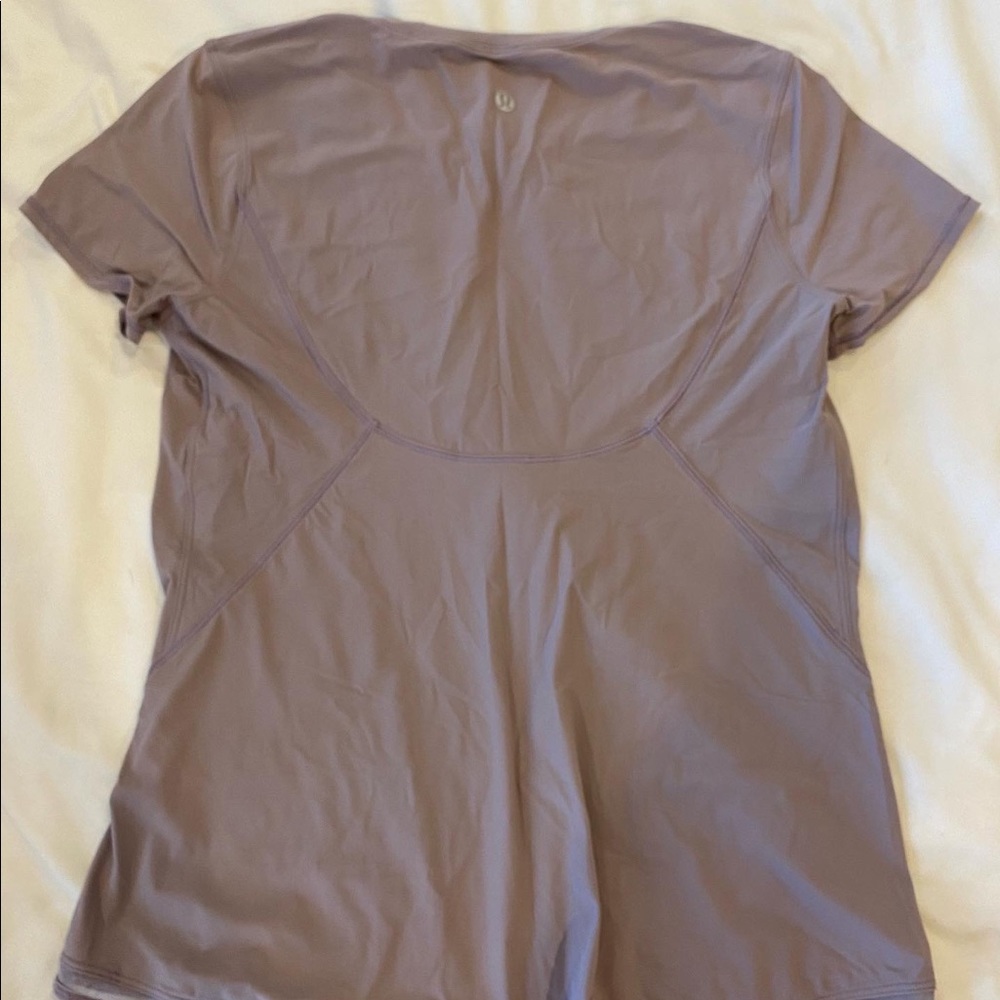Purple Lululemon tshirt, size 4!